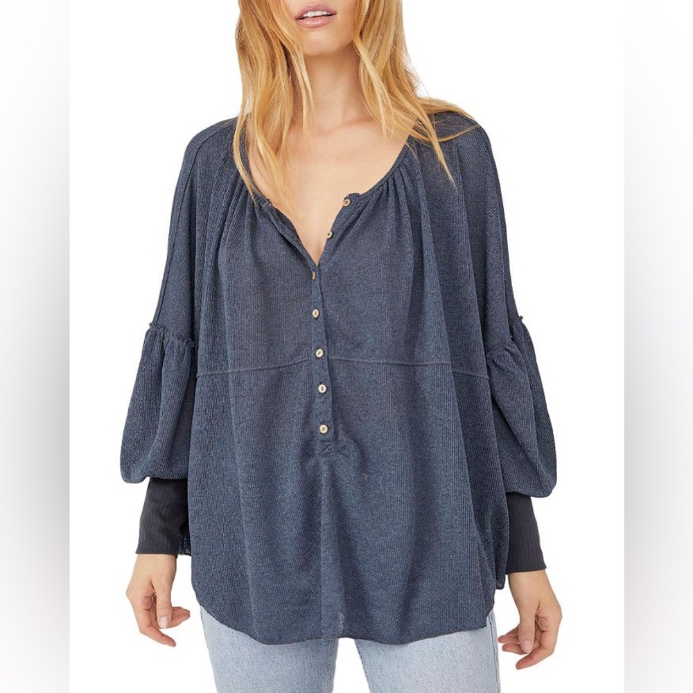 Free People oversized Marla Henley Top